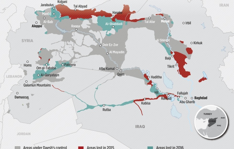 2016: 'Beginning of end' for ISIS in Iraq, Syria? / Map